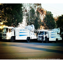 RHD Dongfeng Tianjin dust suppression truck with Truck mounted fog canon and pesticide spraying